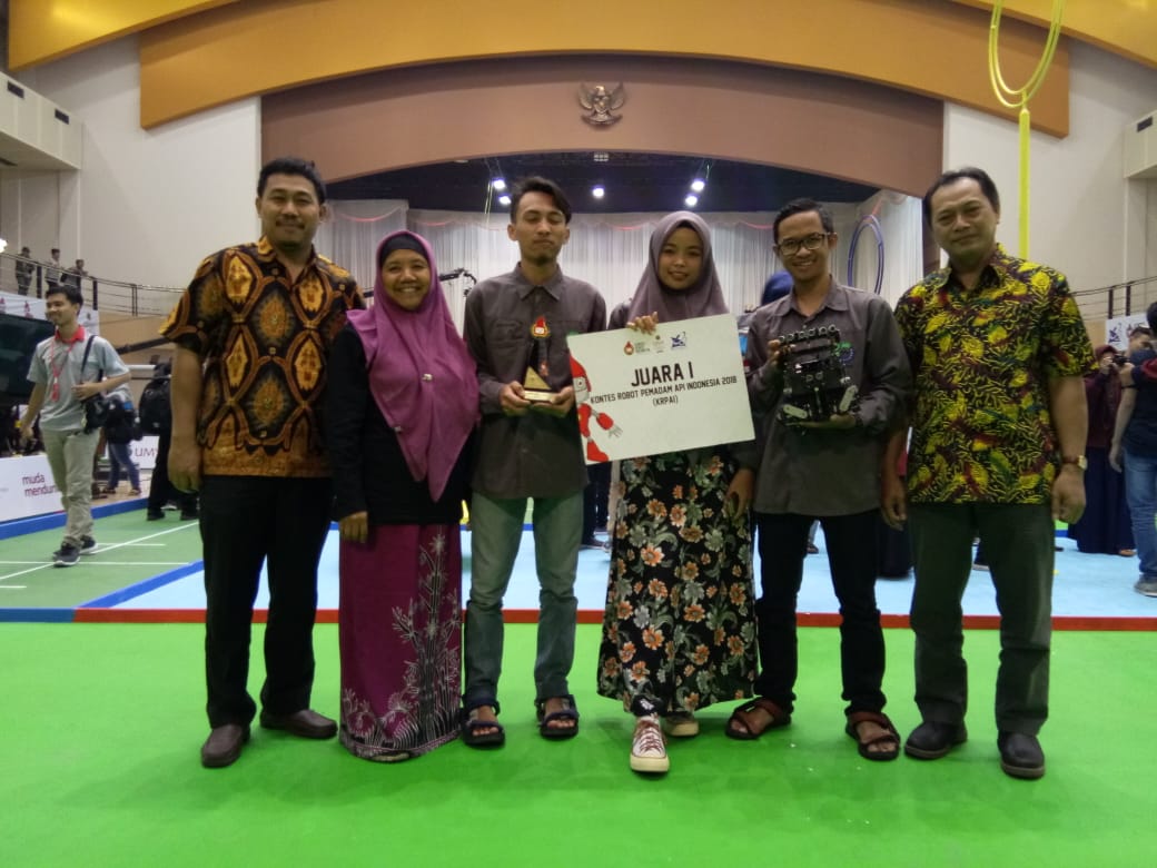 Raih Juara I KRI Nasional Robot DOME karya Tim Robotika Program Studi Teknik Elektro Fakultas Teknik UMM 